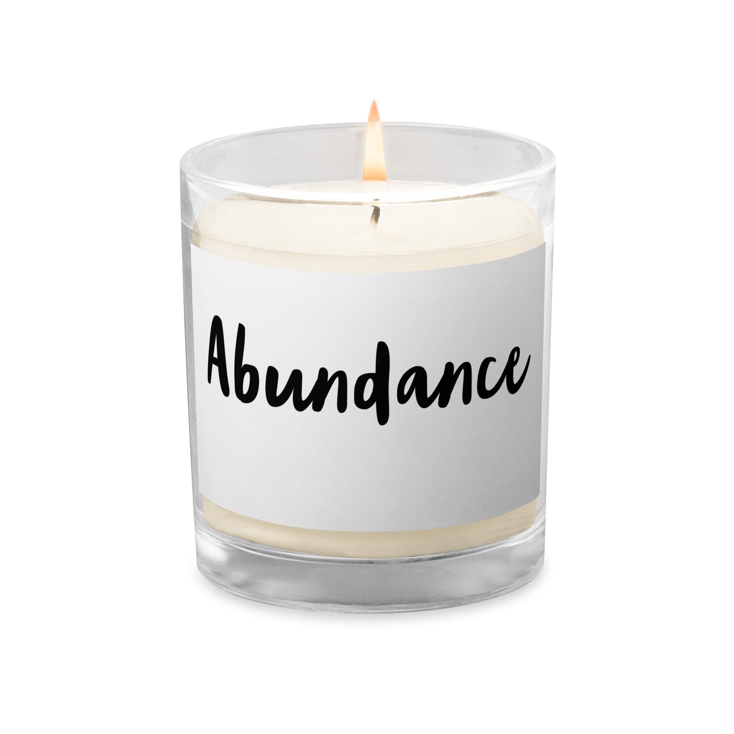 Abundance Glass jar soy wax candle